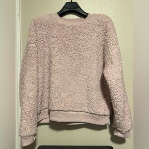 Secret treasures Cozy Pink Fleece Women Sweater- size l
